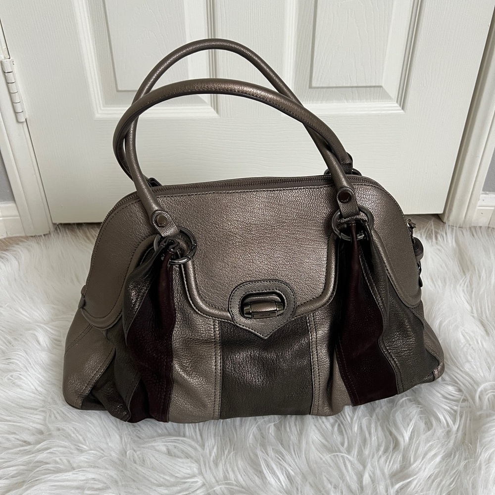 Moschino Vintage Metallic Multi-Tone Handbag